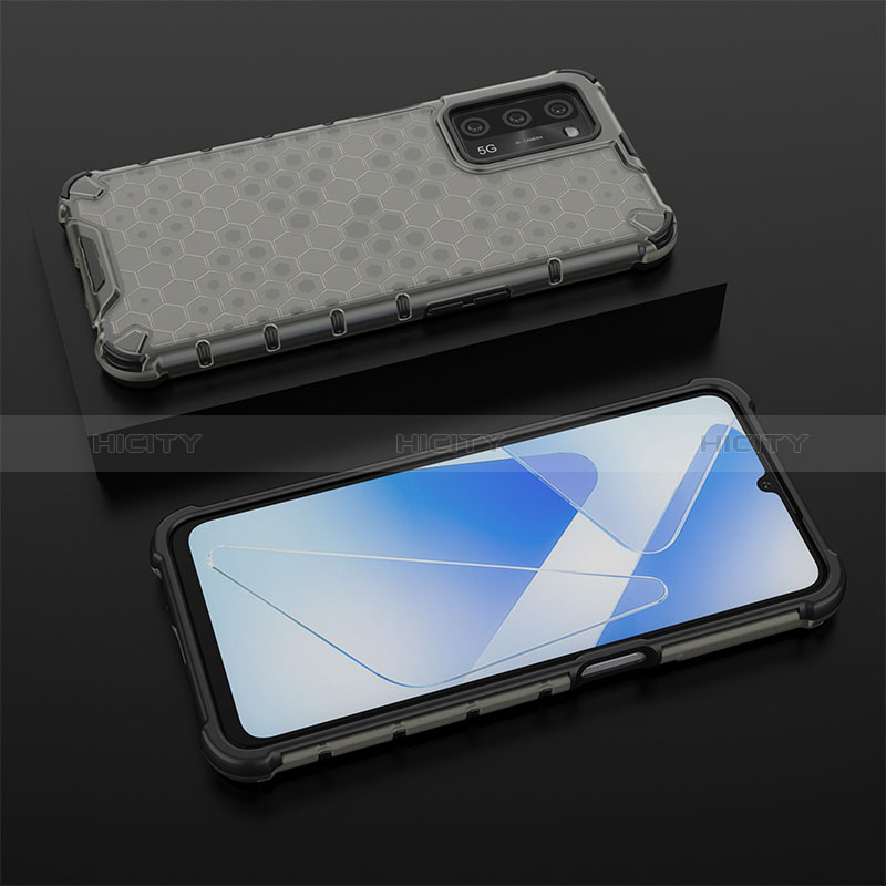 Coque Rebord Contour Silicone et Vitre Transparente Housse Etui 360 Degres AM3 pour Oppo A56 5G Noir Plus