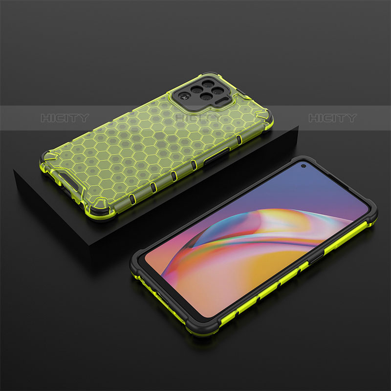 Coque Rebord Contour Silicone et Vitre Transparente Housse Etui 360 Degres AM3 pour Oppo A94 4G Plus