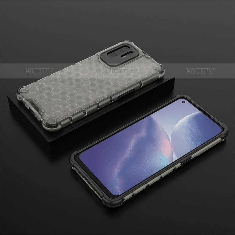 Coque Rebord Contour Silicone et Vitre Transparente Housse Etui 360 Degres AM3 pour Oppo A94 5G Plus