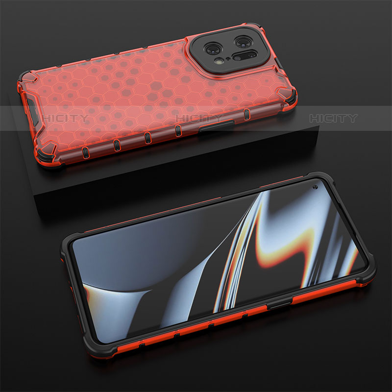 Coque Rebord Contour Silicone et Vitre Transparente Housse Etui 360 Degres AM3 pour Oppo Find X5 Pro 5G Plus