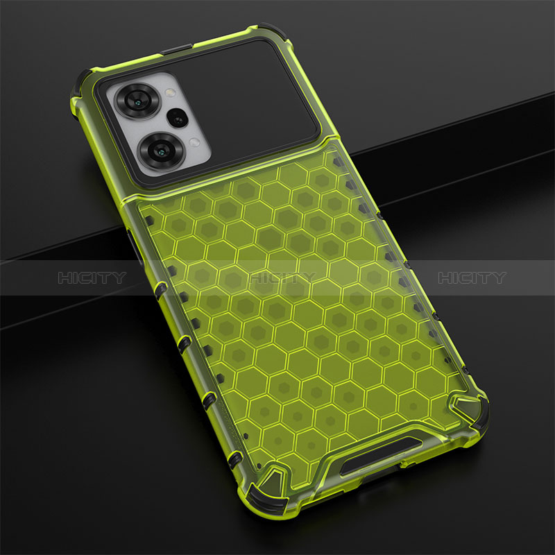 Coque Rebord Contour Silicone et Vitre Transparente Housse Etui 360 Degres AM3 pour Oppo K10 Pro 5G Vert Plus