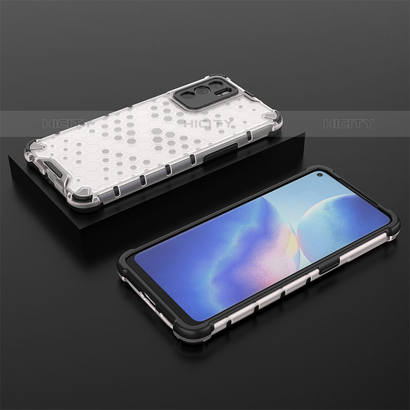 Coque Rebord Contour Silicone et Vitre Transparente Housse Etui 360 Degres AM3 pour Oppo Reno6 5G Plus