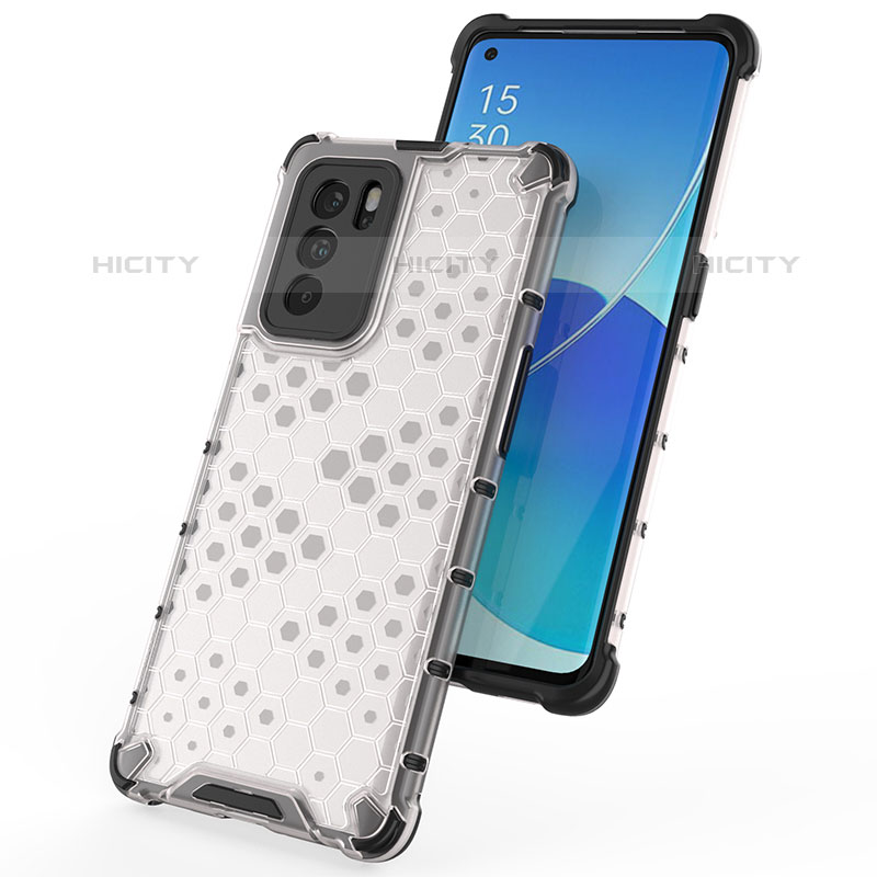 Coque Rebord Contour Silicone et Vitre Transparente Housse Etui 360 Degres AM3 pour Oppo Reno6 Pro 5G India Plus