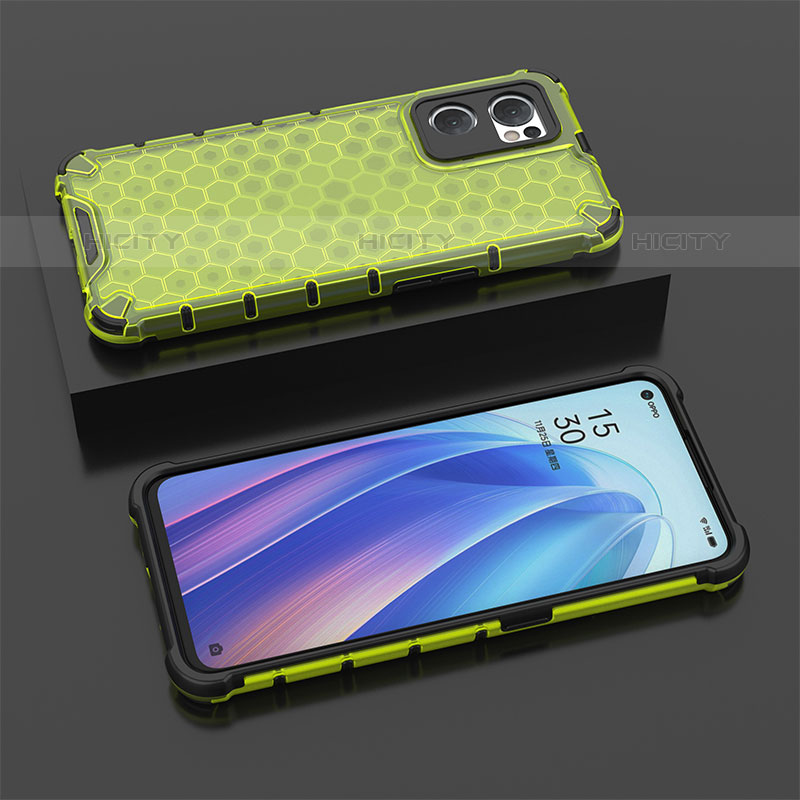 Coque Rebord Contour Silicone et Vitre Transparente Housse Etui 360 Degres AM3 pour Oppo Reno7 5G Plus