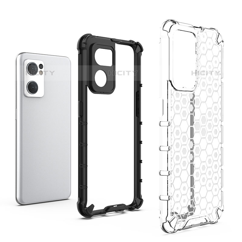 Coque Rebord Contour Silicone et Vitre Transparente Housse Etui 360 Degres AM3 pour Oppo Reno7 5G Plus