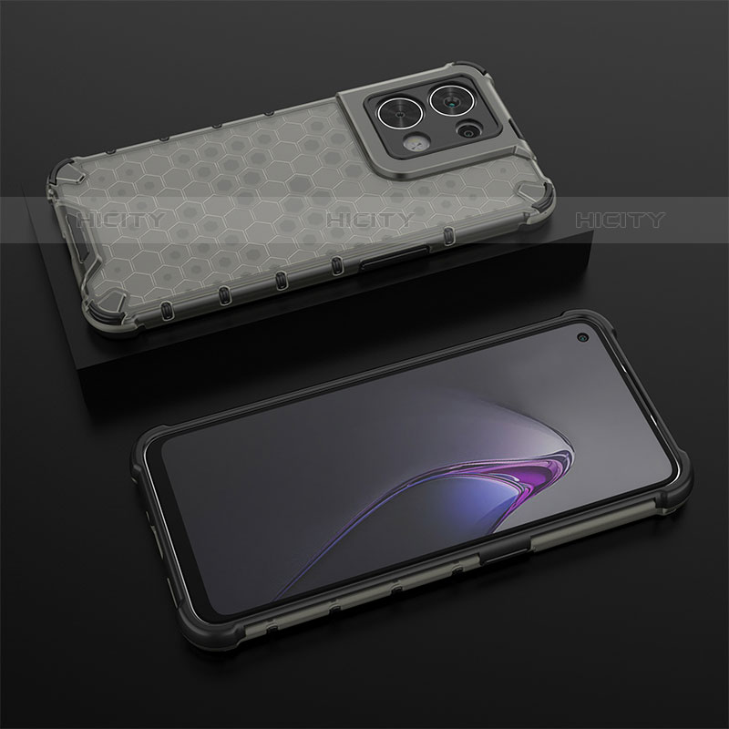 Coque Rebord Contour Silicone et Vitre Transparente Housse Etui 360 Degres AM3 pour Oppo Reno9 5G Plus