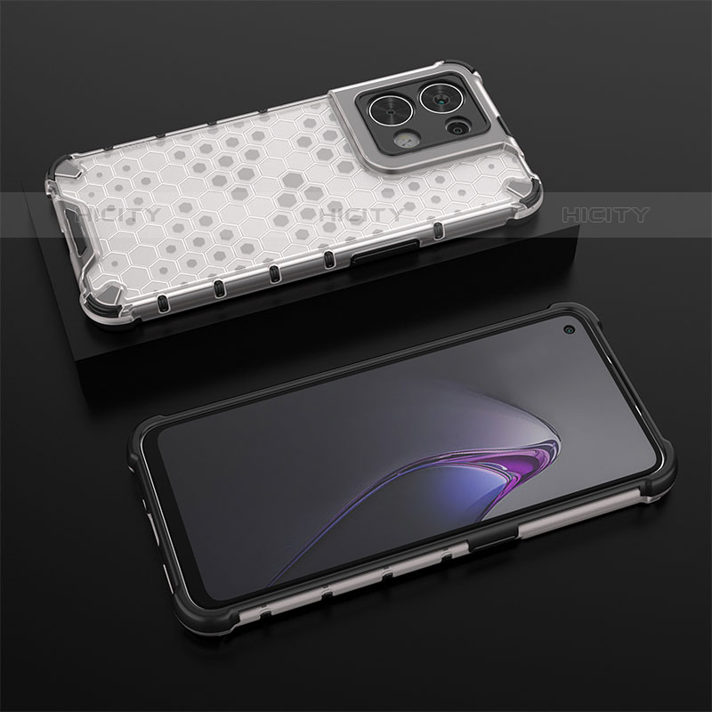 Coque Rebord Contour Silicone et Vitre Transparente Housse Etui 360 Degres AM3 pour Oppo Reno9 Pro 5G Plus