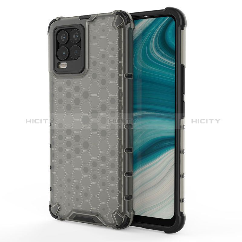 Coque Rebord Contour Silicone et Vitre Transparente Housse Etui 360 Degres AM3 pour Realme 8 Pro Plus