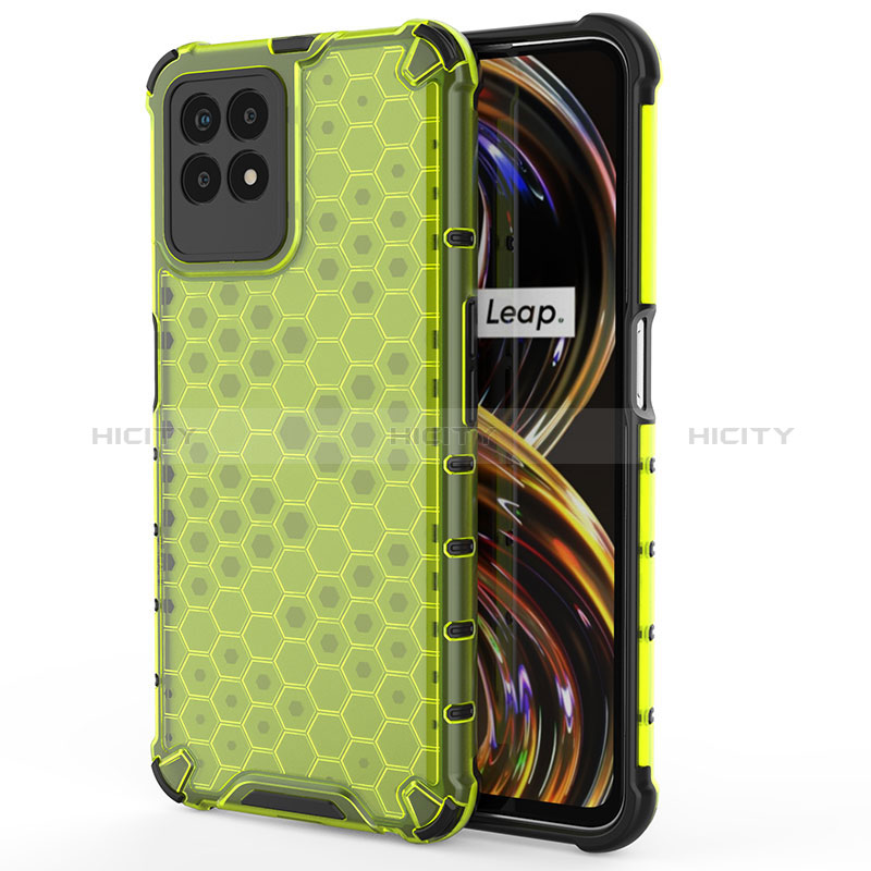 Coque Rebord Contour Silicone et Vitre Transparente Housse Etui 360 Degres AM3 pour Realme 8i Plus