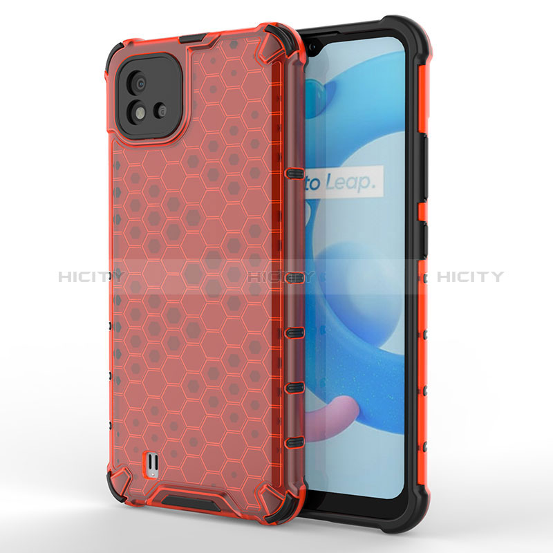 Coque Rebord Contour Silicone et Vitre Transparente Housse Etui 360 Degres AM3 pour Realme C11 (2021) Plus