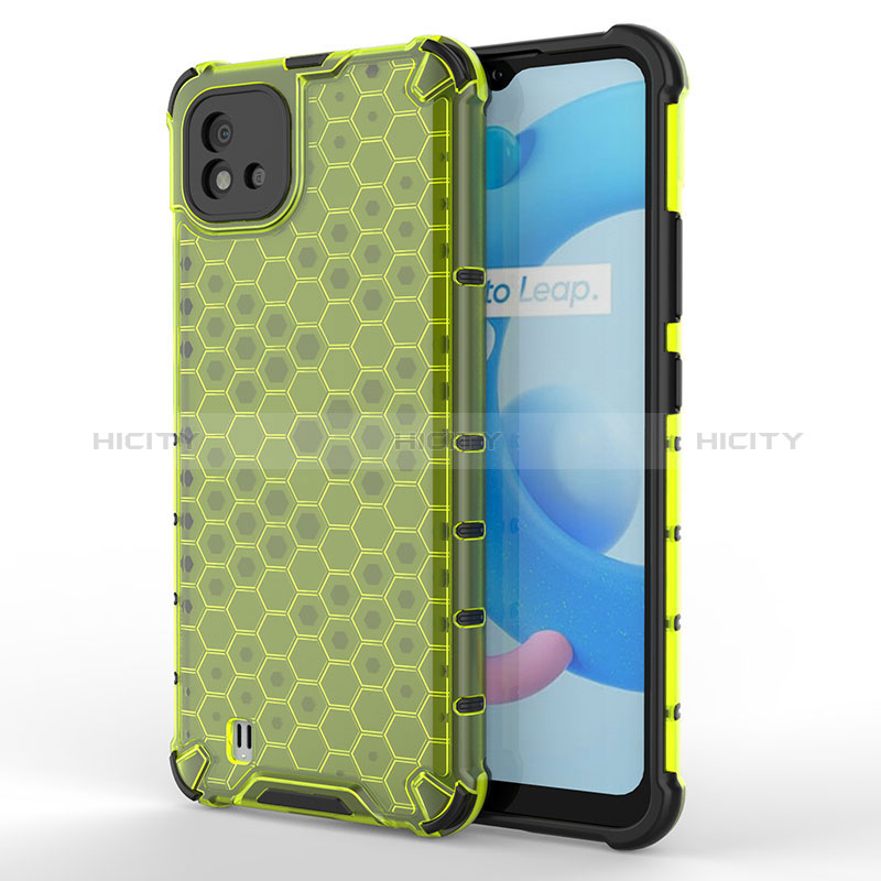 Coque Rebord Contour Silicone et Vitre Transparente Housse Etui 360 Degres AM3 pour Realme C20 Plus