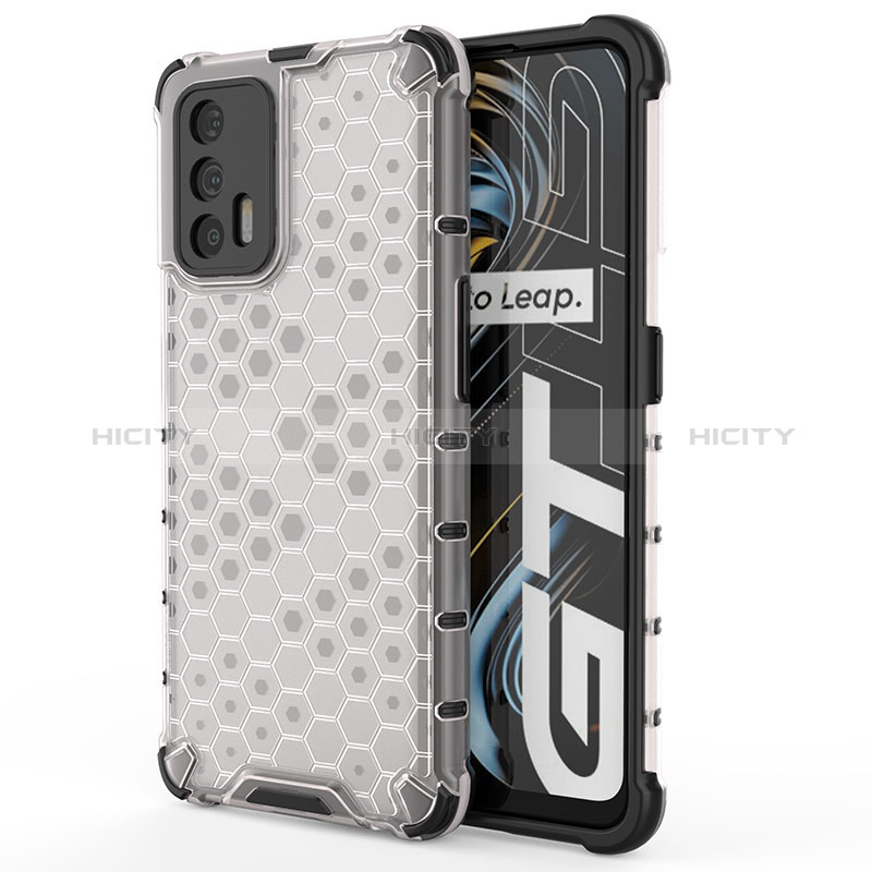 Coque Rebord Contour Silicone et Vitre Transparente Housse Etui 360 Degres AM3 pour Realme GT Master 5G Plus