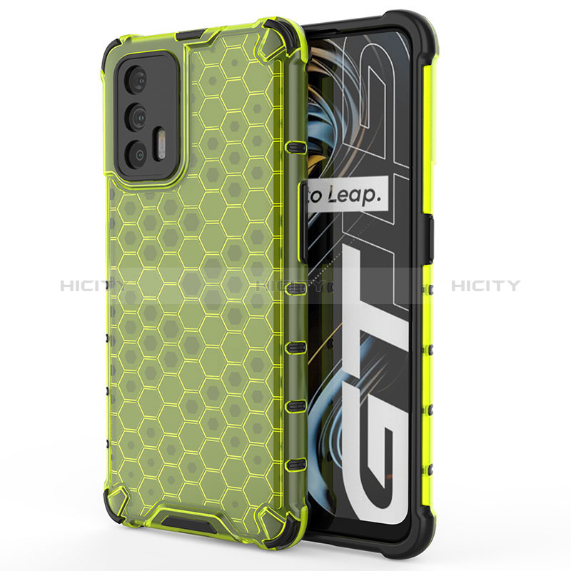 Coque Rebord Contour Silicone et Vitre Transparente Housse Etui 360 Degres AM3 pour Realme GT Master 5G Plus