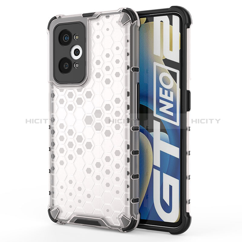 Coque Rebord Contour Silicone et Vitre Transparente Housse Etui 360 Degres AM3 pour Realme GT Neo 3T 5G Plus