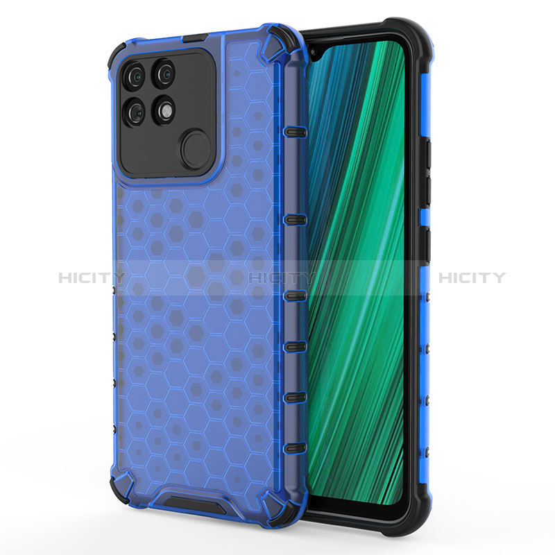 Coque Rebord Contour Silicone et Vitre Transparente Housse Etui 360 Degres AM3 pour Realme Narzo 50A Plus