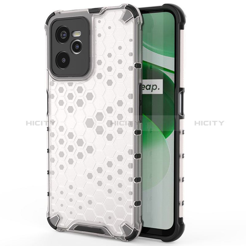 Coque Rebord Contour Silicone et Vitre Transparente Housse Etui 360 Degres AM3 pour Realme Narzo 50A Prime Plus