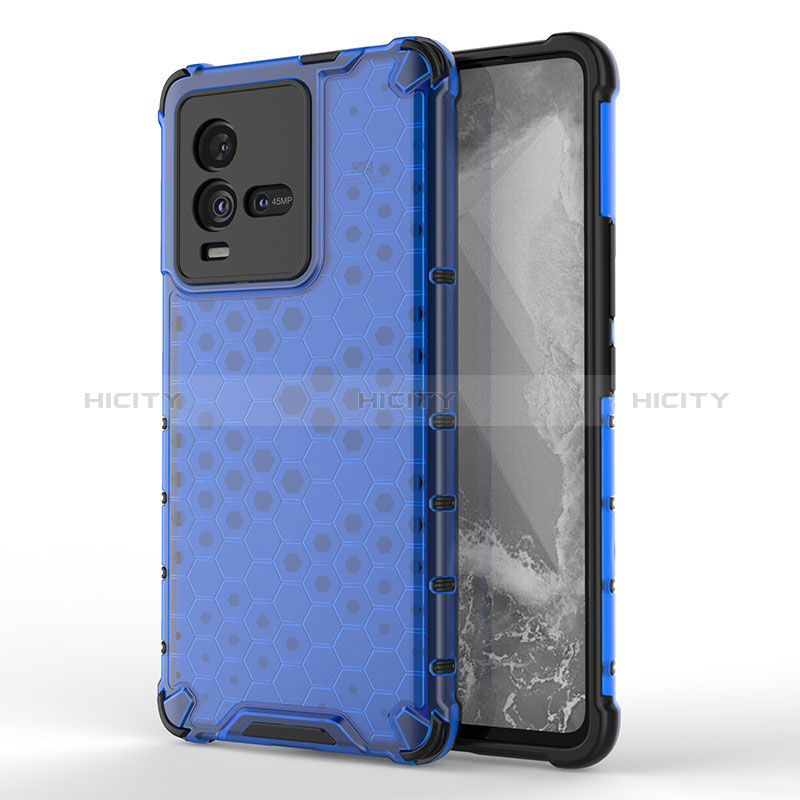 Coque Rebord Contour Silicone et Vitre Transparente Housse Etui 360 Degres AM3 pour Vivo iQOO 10 5G Plus