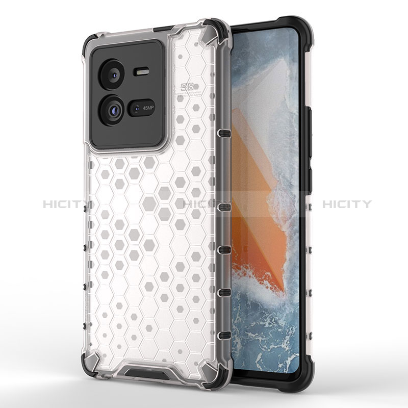 Coque Rebord Contour Silicone et Vitre Transparente Housse Etui 360 Degres AM3 pour Vivo iQOO 10 Pro 5G Plus