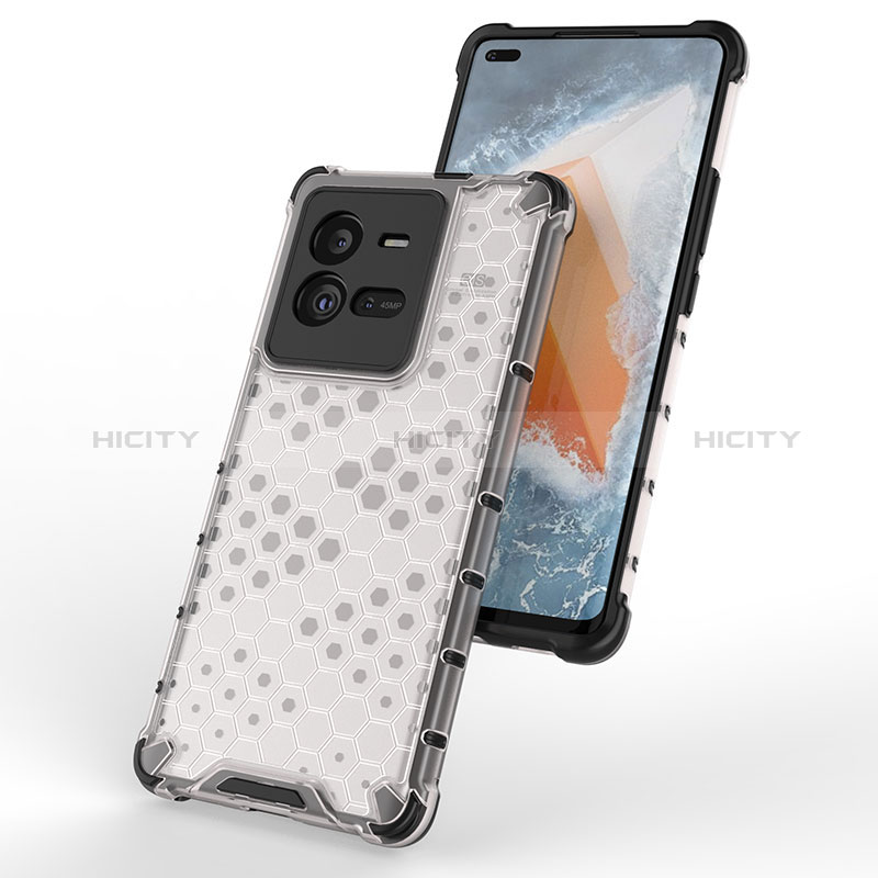 Coque Rebord Contour Silicone et Vitre Transparente Housse Etui 360 Degres AM3 pour Vivo iQOO 10 Pro 5G Plus