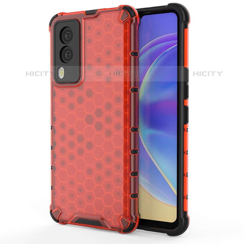 Coque Rebord Contour Silicone et Vitre Transparente Housse Etui 360 Degres AM3 pour Vivo V21e 5G Plus