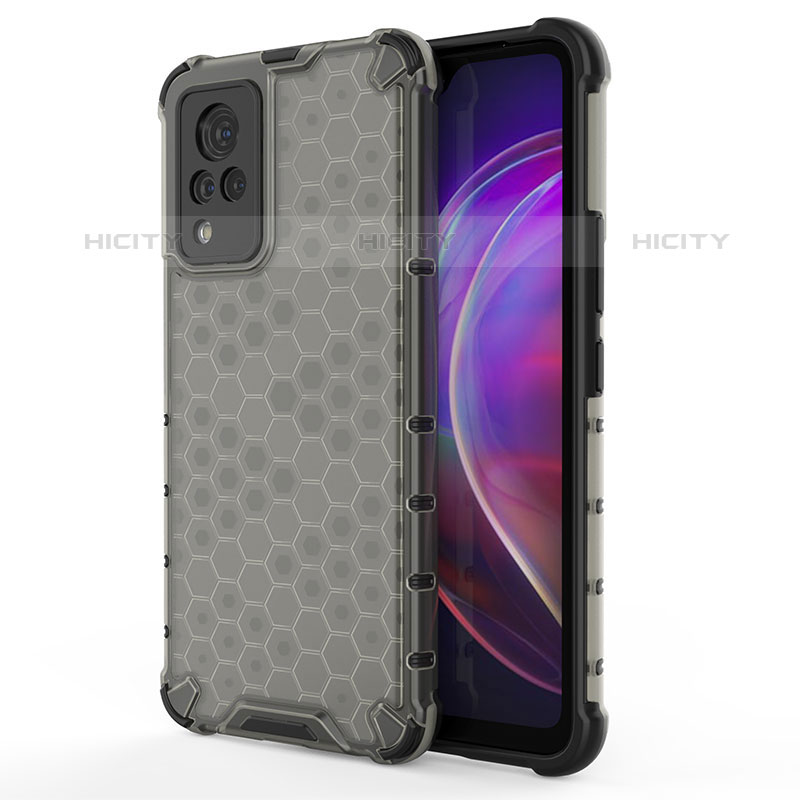 Coque Rebord Contour Silicone et Vitre Transparente Housse Etui 360 Degres AM3 pour Vivo V21s 5G Plus