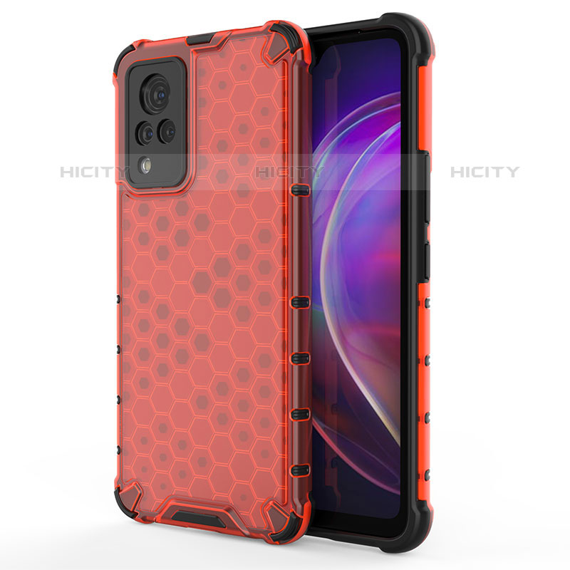 Coque Rebord Contour Silicone et Vitre Transparente Housse Etui 360 Degres AM3 pour Vivo V21s 5G Plus