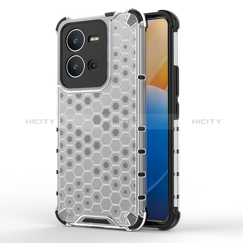 Coque Rebord Contour Silicone et Vitre Transparente Housse Etui 360 Degres AM3 pour Vivo V25 5G Plus