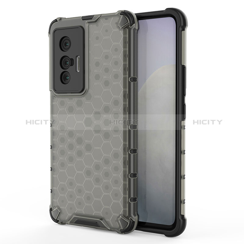 Coque Rebord Contour Silicone et Vitre Transparente Housse Etui 360 Degres AM3 pour Vivo X70 5G Plus