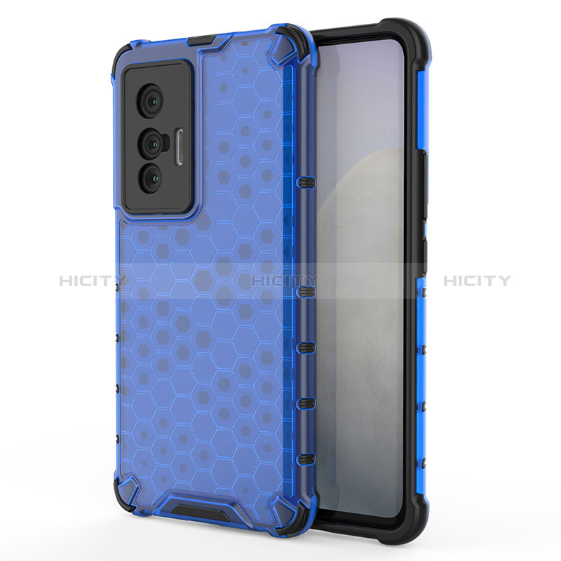 Coque Rebord Contour Silicone et Vitre Transparente Housse Etui 360 Degres AM3 pour Vivo X70 5G Plus