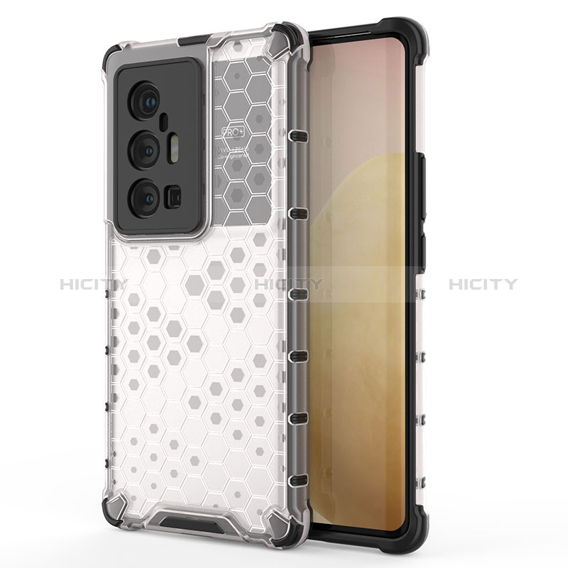 Coque Rebord Contour Silicone et Vitre Transparente Housse Etui 360 Degres AM3 pour Vivo X70 Pro+ Plus 5G Plus