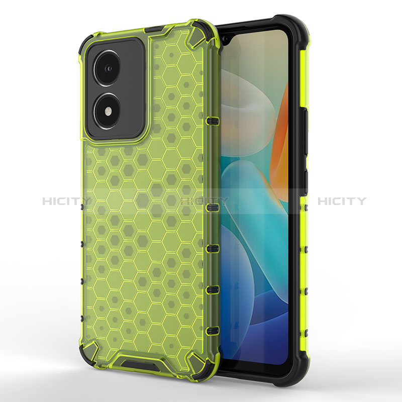 Coque Rebord Contour Silicone et Vitre Transparente Housse Etui 360 Degres AM3 pour Vivo Y02S Plus