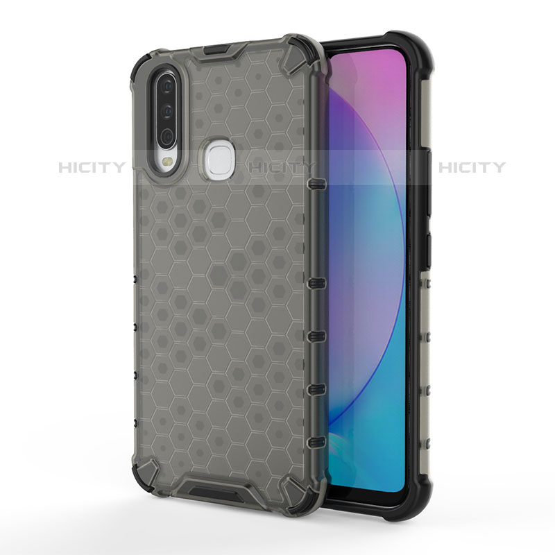 Coque Rebord Contour Silicone et Vitre Transparente Housse Etui 360 Degres AM3 pour Vivo Y11 Plus