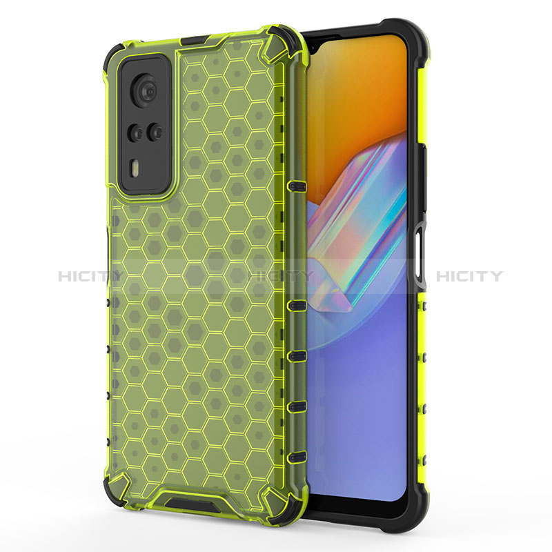 Coque Rebord Contour Silicone et Vitre Transparente Housse Etui 360 Degres AM3 pour Vivo Y31 (2021) Plus