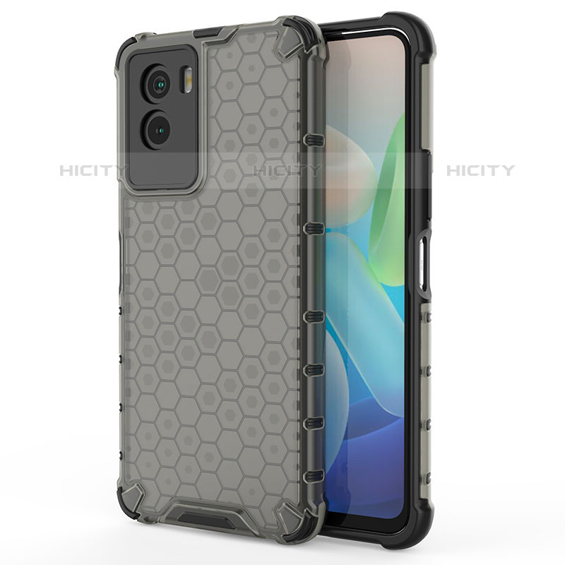 Coque Rebord Contour Silicone et Vitre Transparente Housse Etui 360 Degres AM3 pour Vivo Y55s (2021) Noir Plus