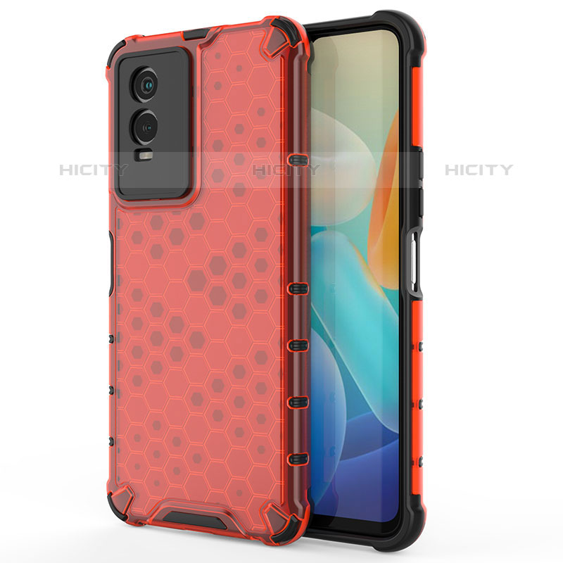 Coque Rebord Contour Silicone et Vitre Transparente Housse Etui 360 Degres AM3 pour Vivo Y74s 5G Plus