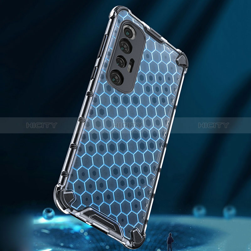 Coque Rebord Contour Silicone et Vitre Transparente Housse Etui 360 Degres AM3 pour Xiaomi Mi 10S 5G Plus