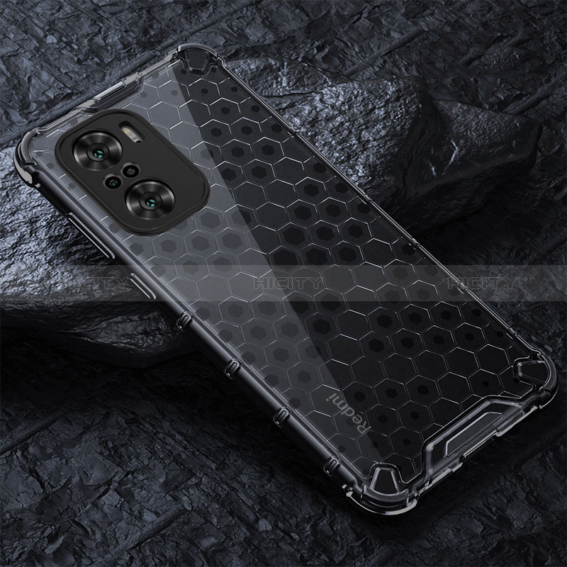 Coque Rebord Contour Silicone et Vitre Transparente Housse Etui 360 Degres AM3 pour Xiaomi Mi 11i 5G Noir Plus