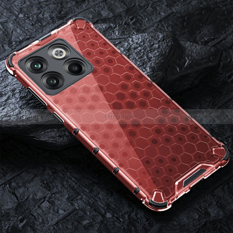 Coque Rebord Contour Silicone et Vitre Transparente Housse Etui 360 Degres AM4 pour OnePlus 10T 5G Plus