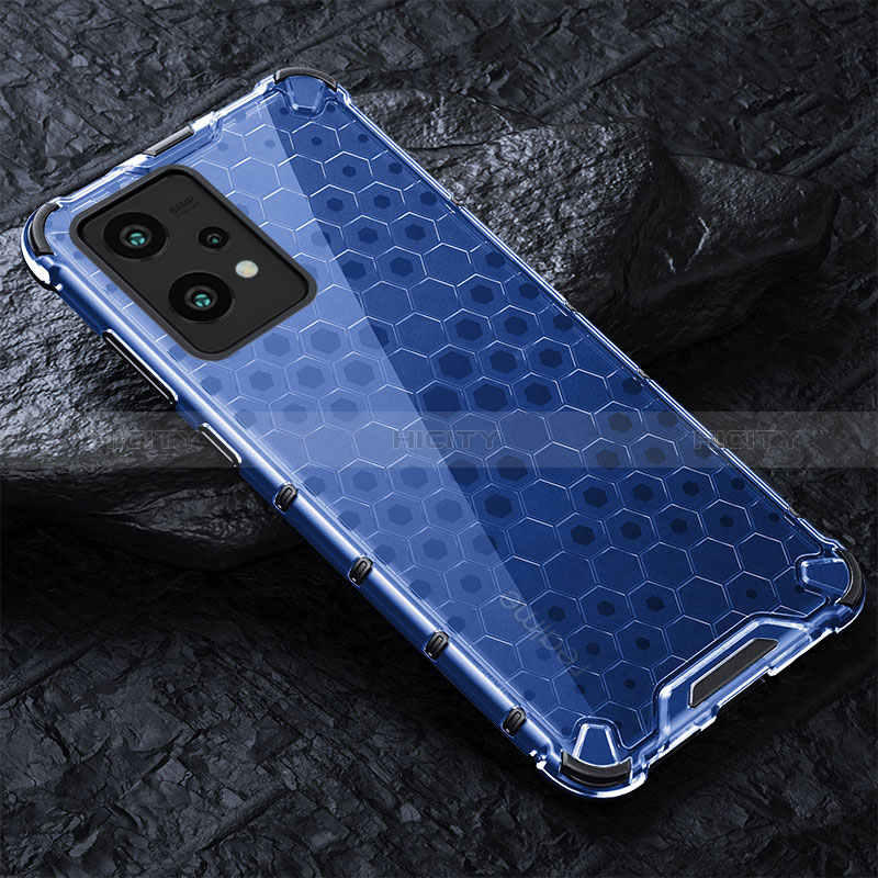 Coque Rebord Contour Silicone et Vitre Transparente Housse Etui 360 Degres AM4 pour Realme 9 5G Plus