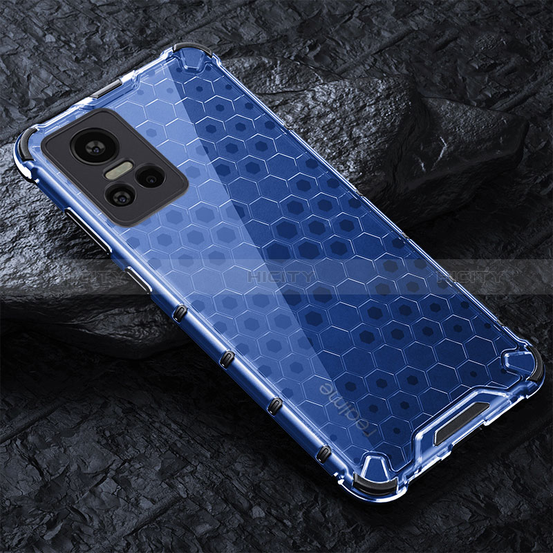 Coque Rebord Contour Silicone et Vitre Transparente Housse Etui 360 Degres AM4 pour Realme GT Neo3 5G Plus