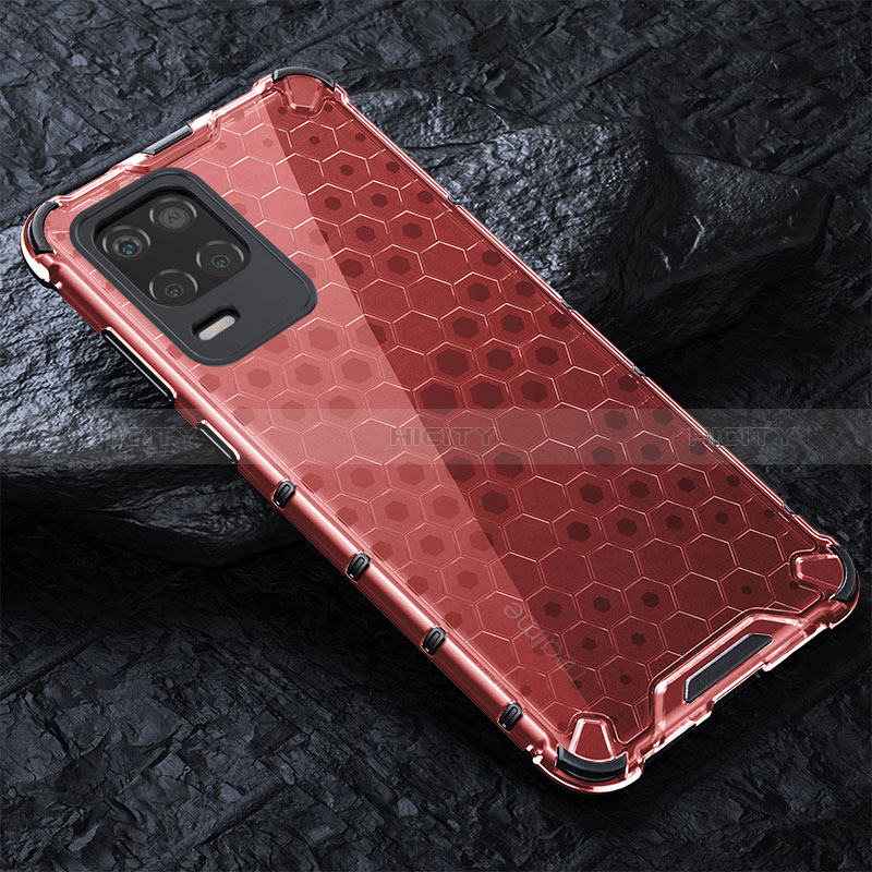 Coque Rebord Contour Silicone et Vitre Transparente Housse Etui 360 Degres AM4 pour Realme Narzo 30 5G Plus