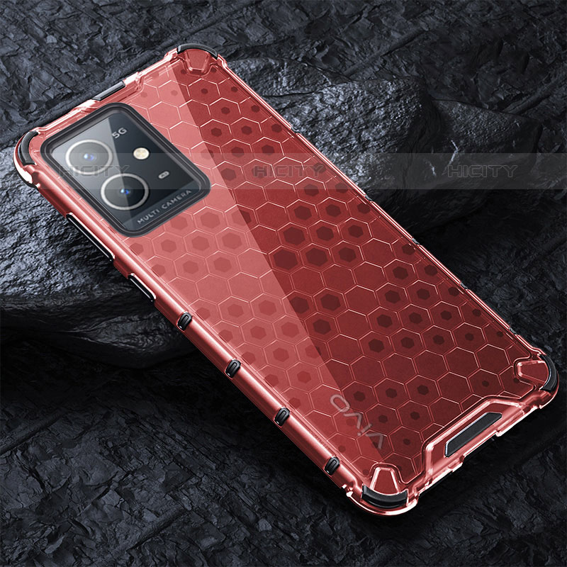 Coque Rebord Contour Silicone et Vitre Transparente Housse Etui 360 Degres AM4 pour Vivo iQOO Z6 5G Plus