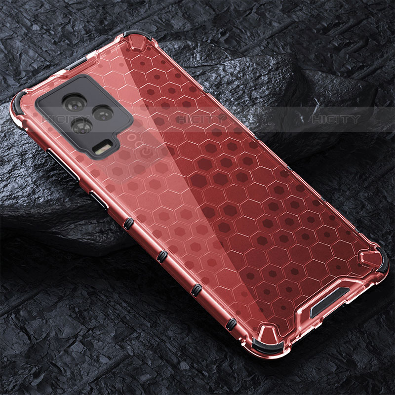 Coque Rebord Contour Silicone et Vitre Transparente Housse Etui 360 Degres AM4 pour Vivo V21s 5G Plus