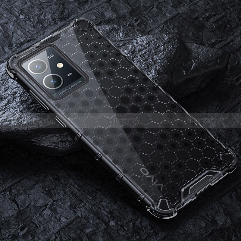 Coque Rebord Contour Silicone et Vitre Transparente Housse Etui 360 Degres AM4 pour Vivo Y30 5G Plus