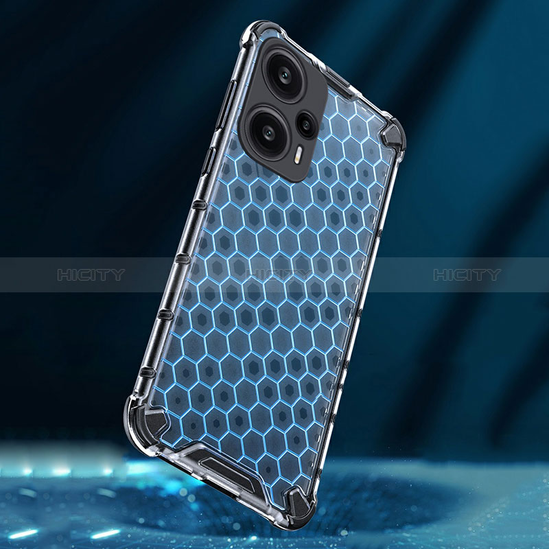 Coque Rebord Contour Silicone et Vitre Transparente Housse Etui 360 Degres AM4 pour Xiaomi Poco F5 5G Plus