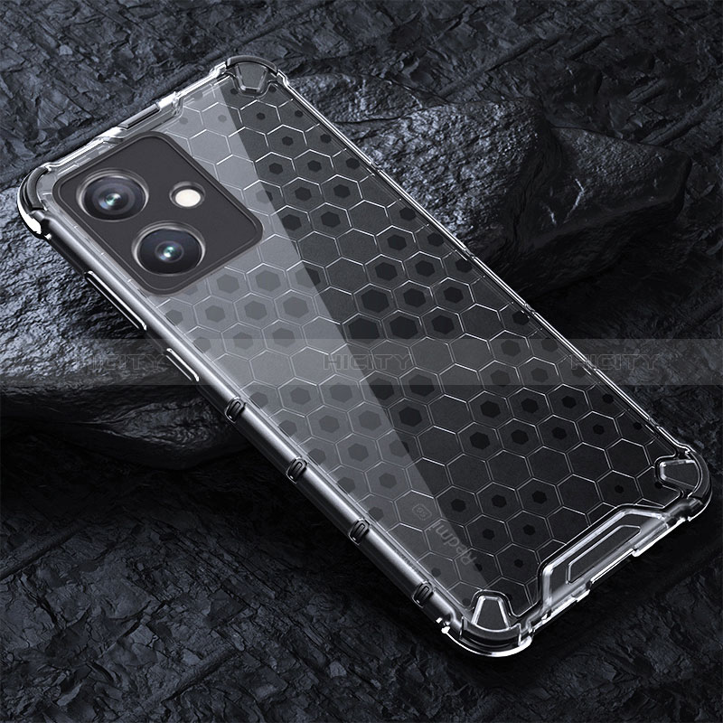 Coque Rebord Contour Silicone et Vitre Transparente Housse Etui 360 Degres AM4 pour Xiaomi Redmi Note 12R Pro 5G Gris Plus