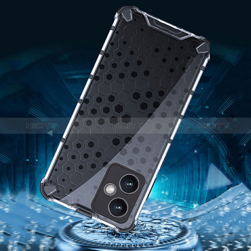 Coque Rebord Contour Silicone et Vitre Transparente Housse Etui 360 Degres AM4 pour Xiaomi Redmi Note 12R Pro 5G Plus