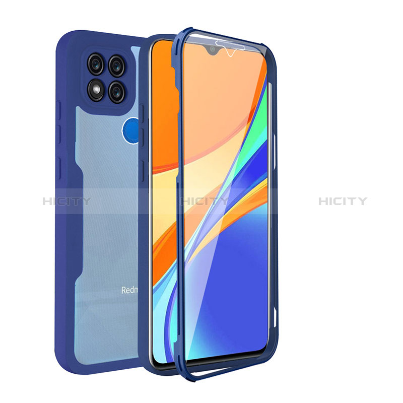 Coque Rebord Contour Silicone et Vitre Transparente Housse Etui 360 Degres MJ1 pour Xiaomi POCO C3 Plus