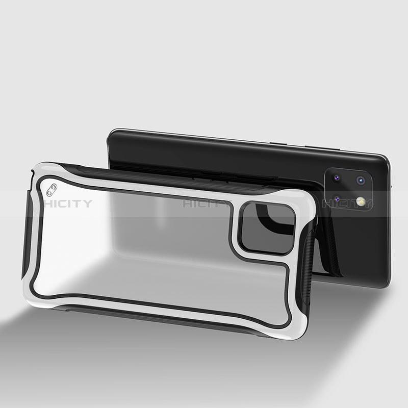 Coque Rebord Contour Silicone et Vitre Transparente Housse Etui 360 Degres pour Samsung Galaxy Note 10 Lite Plus