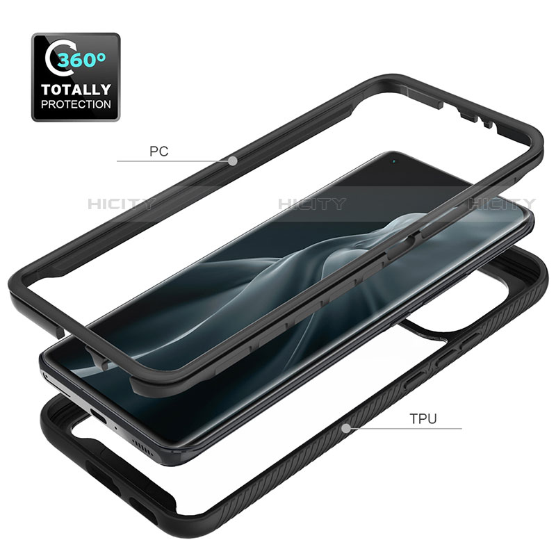 Coque Rebord Contour Silicone et Vitre Transparente Housse Etui 360 Degres pour Xiaomi Mi 11 Lite 5G NE Plus